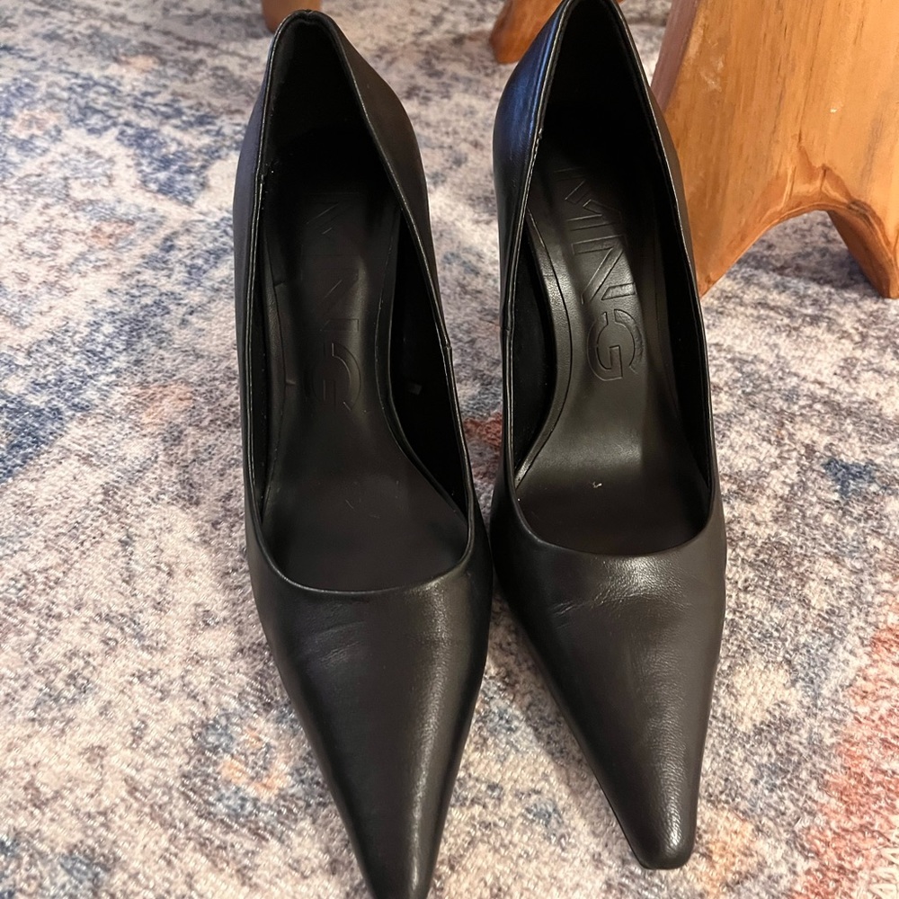 MANGO BLACK HEELS